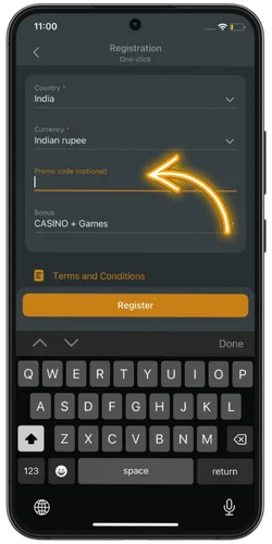 Apply a promo code (optional)