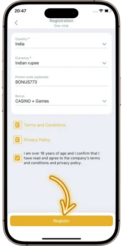 Confirm your registration